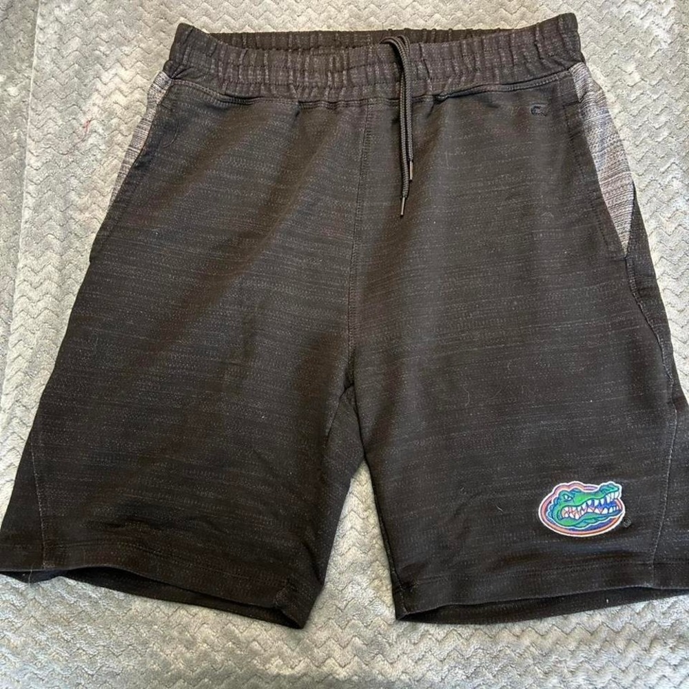 Colosseum Florida Gators Mens Shorts Black Space Dye Athletic Lounge Size M‎
